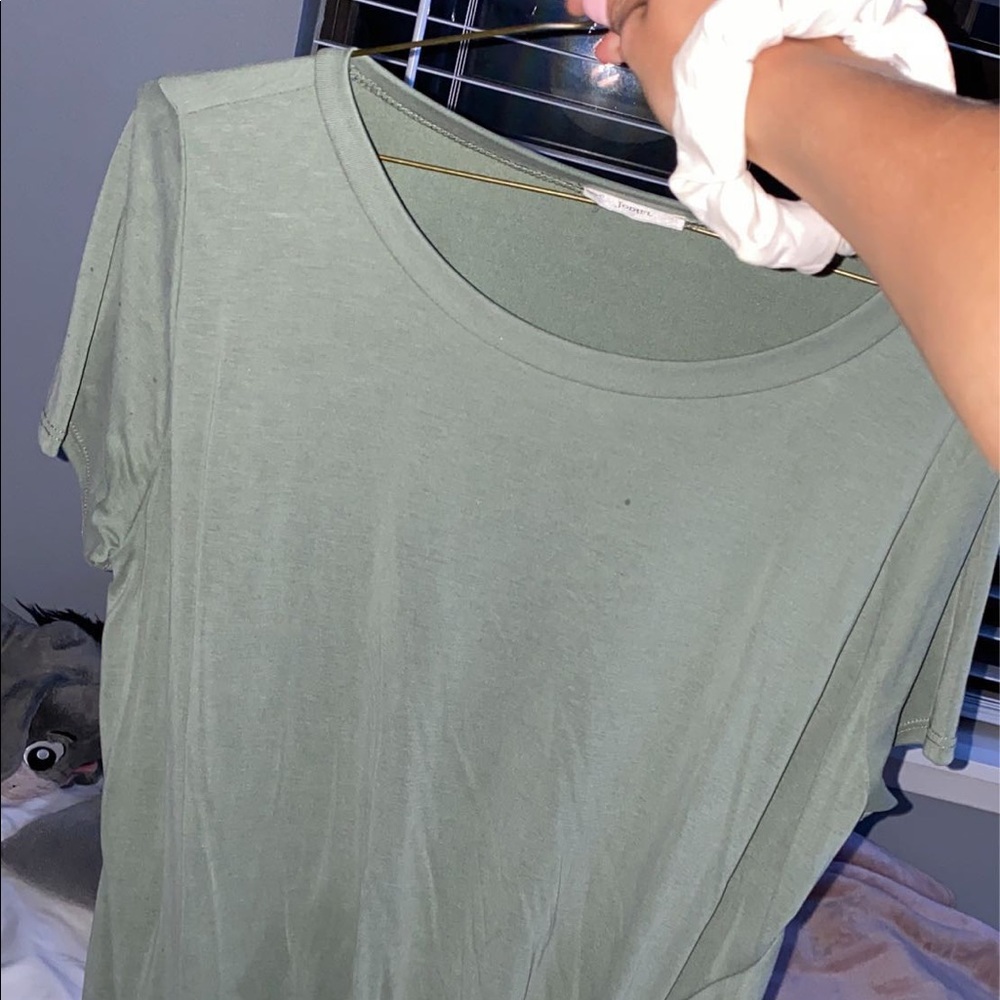 green tunic